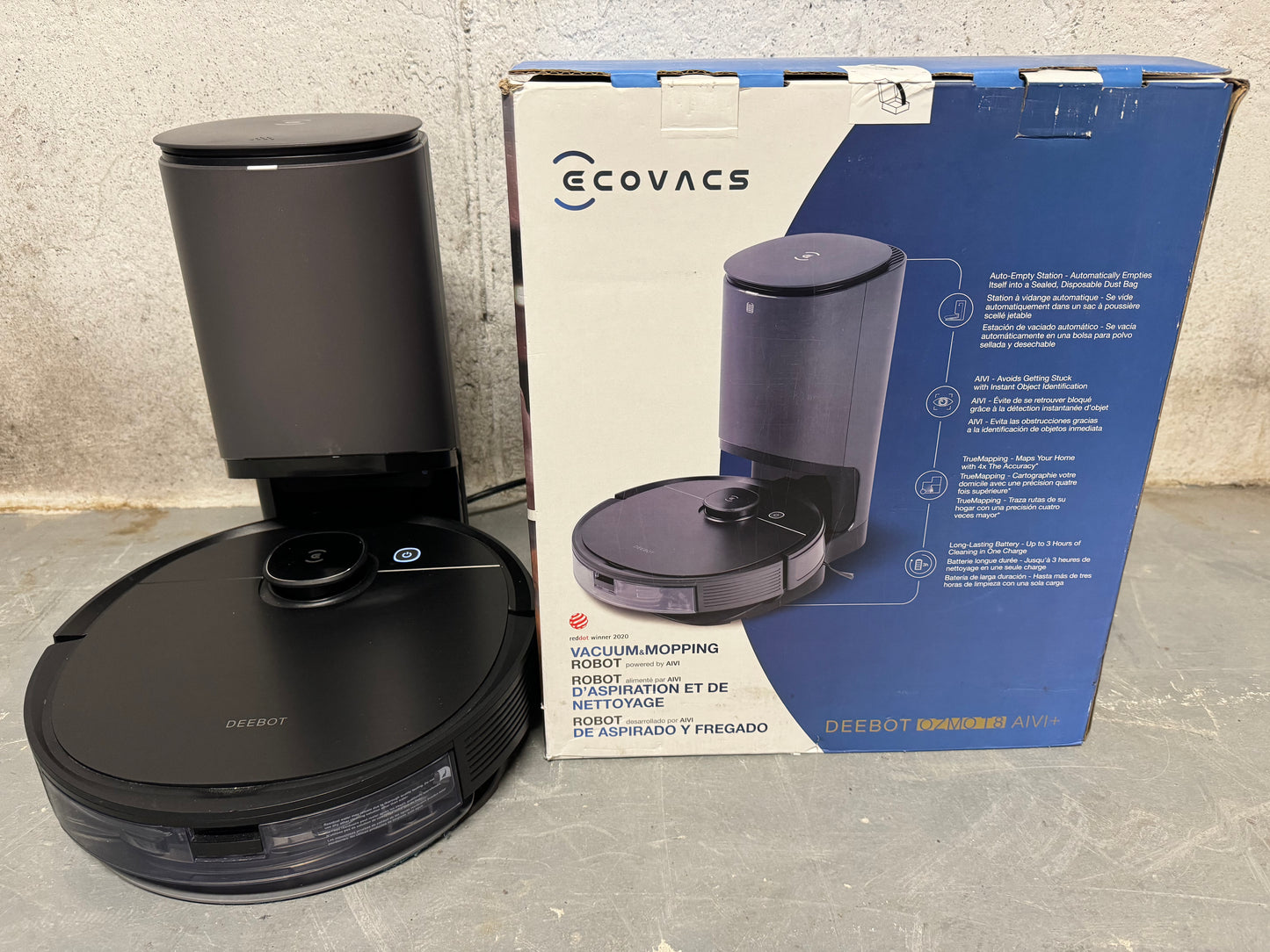 Ecovacs Deebot t8 with tower