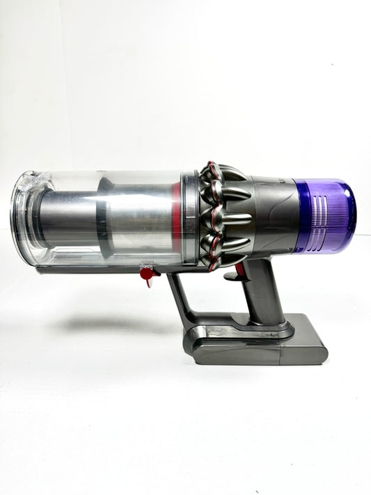 Dyson vacuum cleaner on a white background
