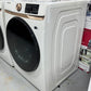 Samsung White Front Load Washer & Electric Dryer Set WF50BG8300AE / DVE50BG8300E  Pristine new condition.
